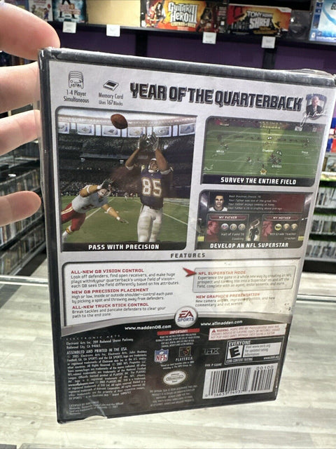 NEW! Madden NFL 06 (Nintendo GameCube, 2005) Factory Sealed!