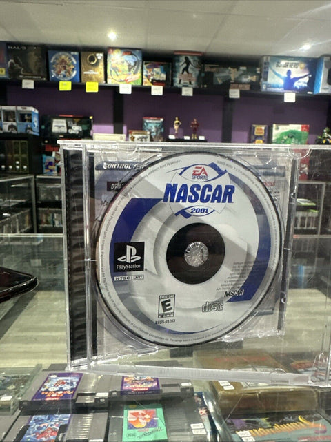 NASCAR 2001 (Sony PlayStation 1, 2000) PS1 *No Manual* Tested!