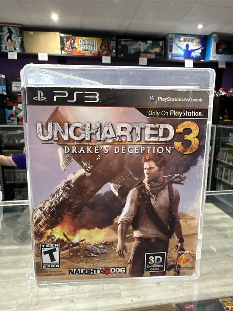 Uncharted 3: Drake's Deception (Sony PlayStation 3, 2011) PS3 Tested