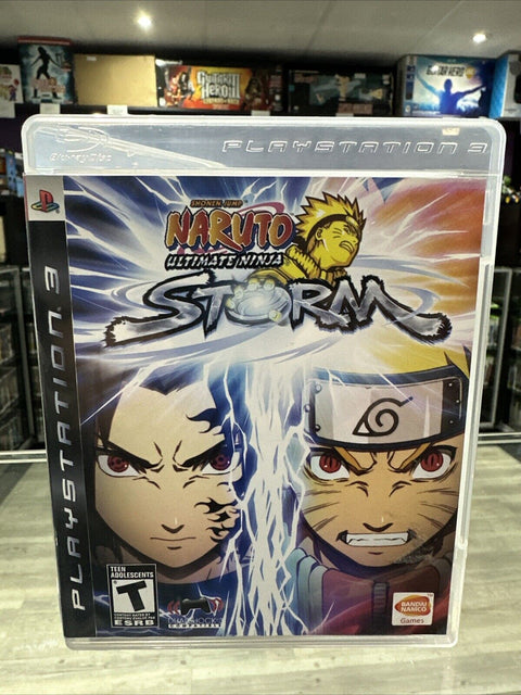 Naruto Ultimate Ninja Storm (Sony Playstation 3, 2008) PS3 CIB Complete Tested!