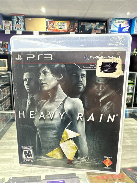 Heavy Rain (Sony PlayStation 3, 2010) PS3 CIB Complete Tested!