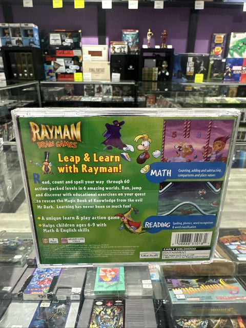 Rayman Brain Games (Sony PlayStation 1) PS1 CIB Complete *Manual Damage*