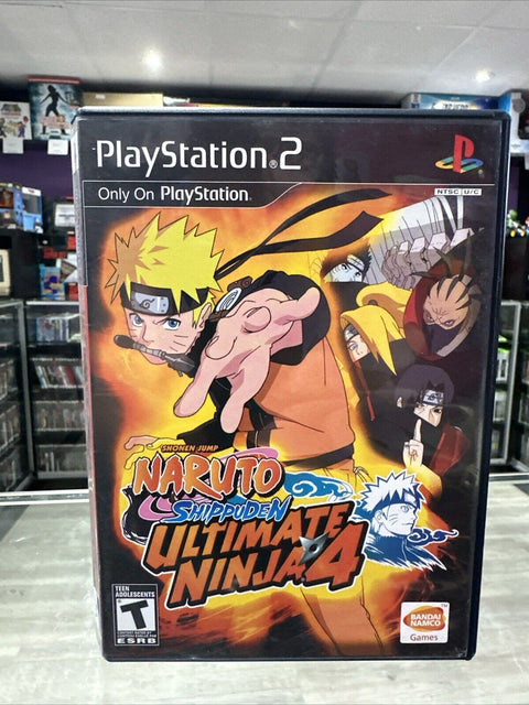 Ultimate Ninja 4: Naruto Shippuden (Sony PlayStation 2, 2009) PS2 CIB Complete