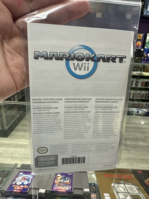 *Manual Only* Mario Kart Wii (Nintendo Wii, 2008) Instruction Booklet