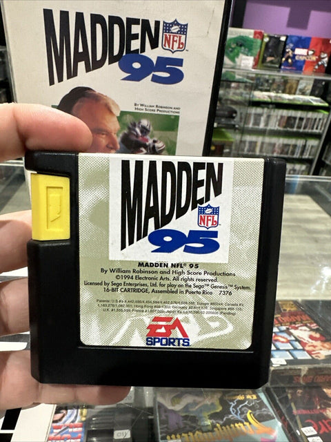 Madden NFL 95 (Sega Genesis, 1994) Tested w/ Map