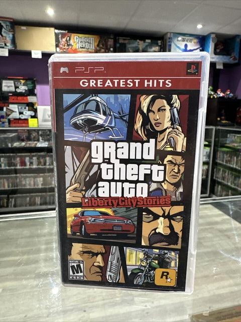 Grand Theft Auto: Liberty City Stories (Sony PSP, 2005) Complete & Tested!