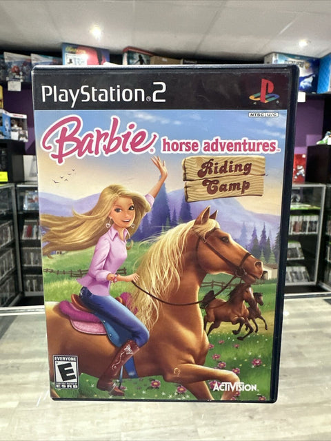 Barbie Horse Adventures: Riding Camp (Sony PlayStation 2, 2008) PS2 Tested!