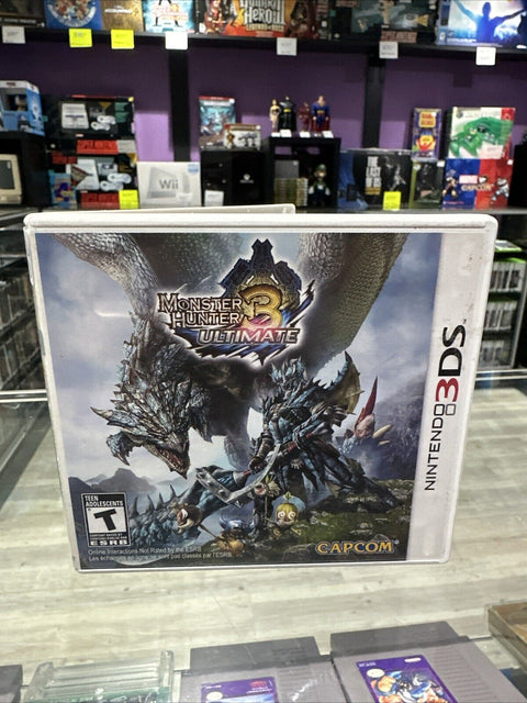 Monster Hunter 3 Ultimate (Nintendo 3DS, 2012) CIB Complete - Tested