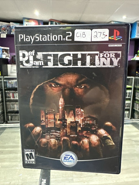 Def Jam: Fight for NY - Black Label (Sony PlayStation 2) PS2 CIB Complete Tested