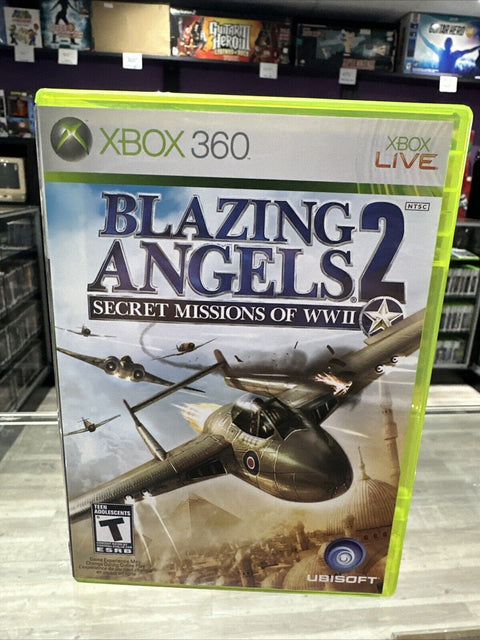 Blazing Angels 2: Secret Missions of WWII (Microsoft Xbox 360, 2007) Complete