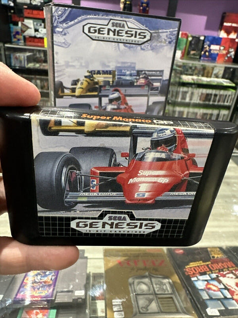 Super Monaco GP - Sega Genesis  No Manual - Tested!