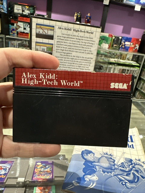 Alex Kidd: High-Tech World (Sega Master System) SMS CIB Complete Tested!