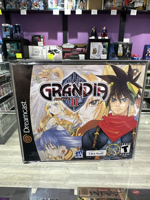 Grandia II (Sega Dreamcast, 2000) CIB Complete Tested!