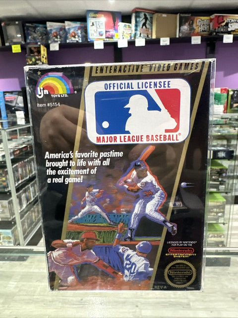 Major League Baseball (Nintendo Entertainment System,) NES CIB Complete Tested!