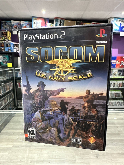 SOCOM: U.S. Navy SEALs (Sony PlayStation 2, 2002) PS2 Tested!