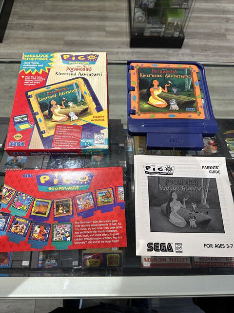 Pocahontas Riverbend Adventure - Sega Pico - CIB Complete Tested!