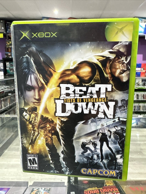 Beat Down: Fists of Vengeance (Microsoft Original Xbox, 2005) Complete Tested!