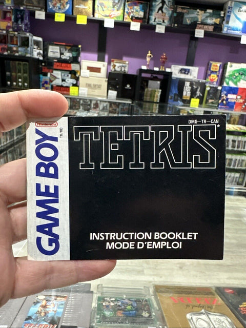 Tetris (Nintendo Game Boy) Instruction Manual ONLY