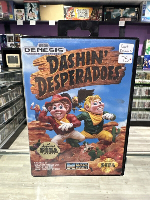 Dashin' Desperadoes (Sega Genesis, 1993) Tested!