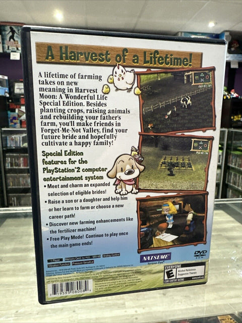 Harvest Moon: A Wonderful Life -- Special Edition (PlayStation 2) PS2 Complete