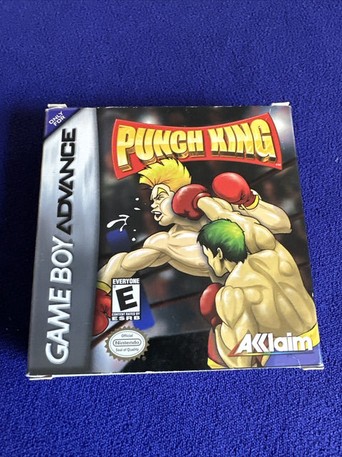 Punch King (Nintendo Game Boy Advance, 2002) GBA CIB Complete In Box - Tested!