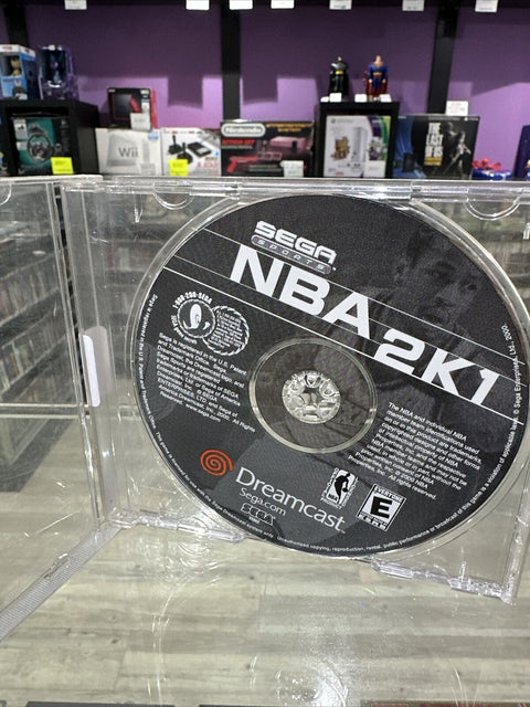 NBA 2k1 - Sega Dreamcast - Disc Only Tested!
