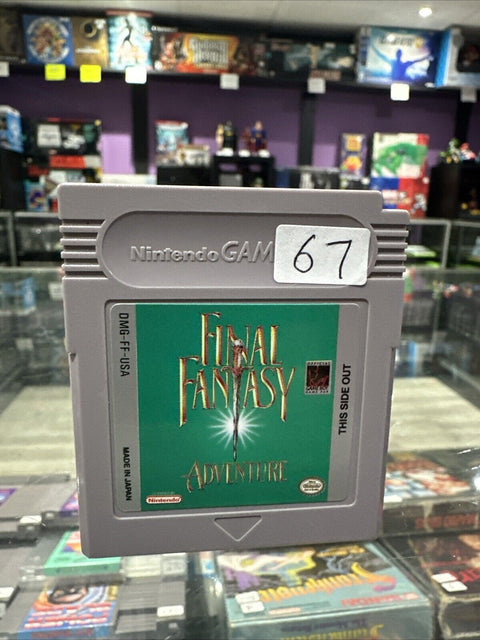 Final Fantasy Adventure (Nintendo Game Boy, 1991) GB Tested!