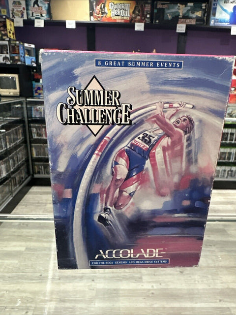 Summer Challenge (Sega Genesis, 1993) No Manual - Tested!