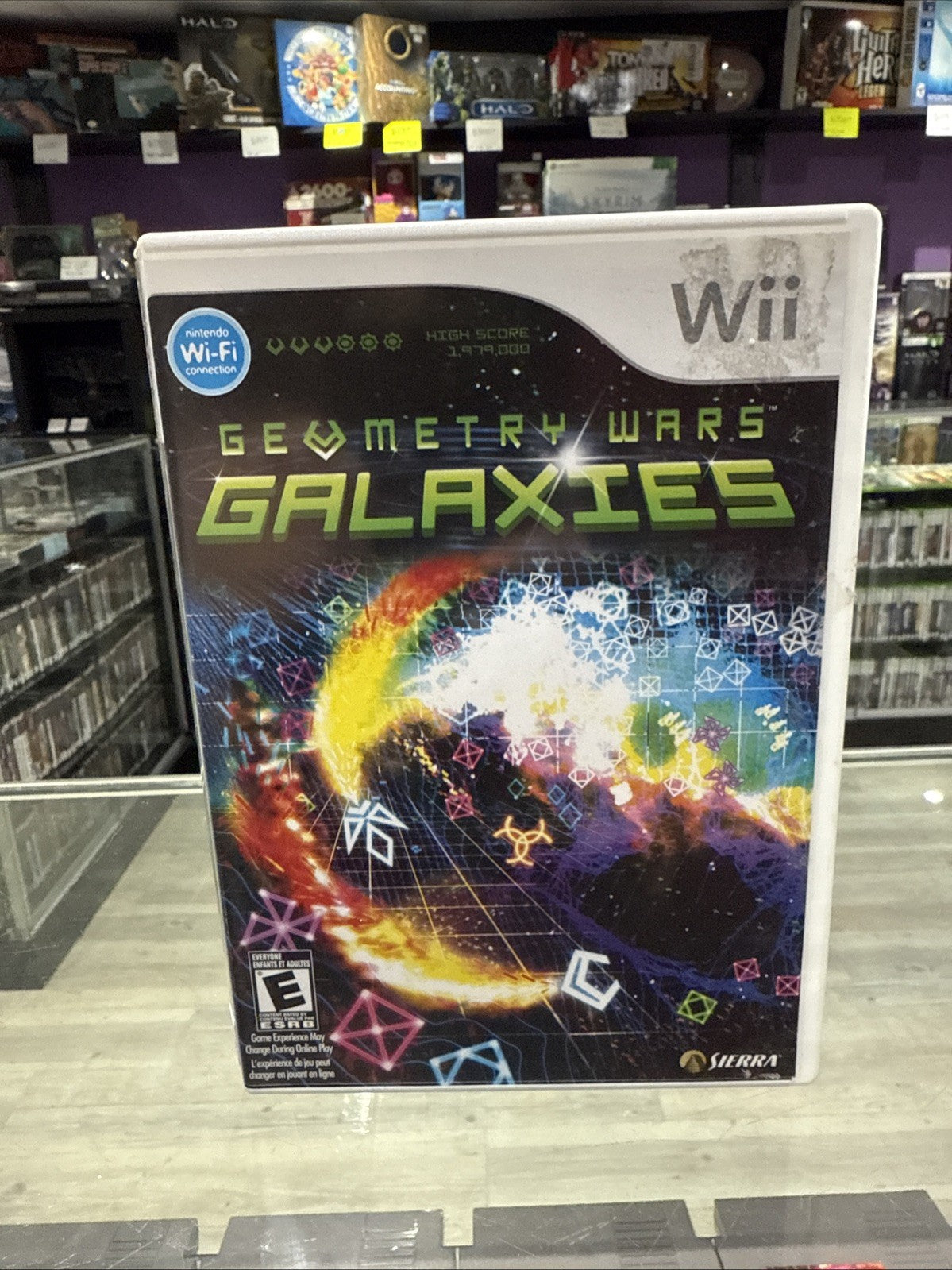 Geometry Wars: Galaxies (Nintendo Wii, 2007) Complete CIB