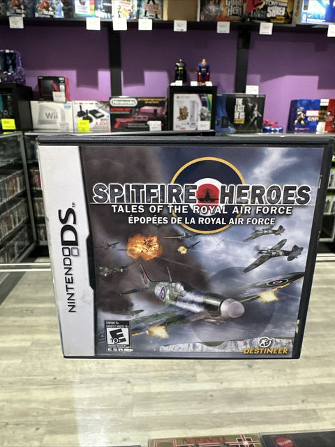 Spitfire Heroes (Nintendo DS) CIB Complete Tested!