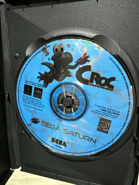 Croc: Legend of the Gobbos (Sega Saturn, 1998) Authentic Disc Only Tested!