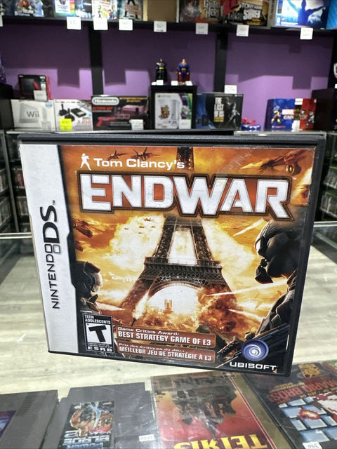 Tom Clancy's EndWar (Nintendo DS, 2008) Authentic CIB Complete - TESTED