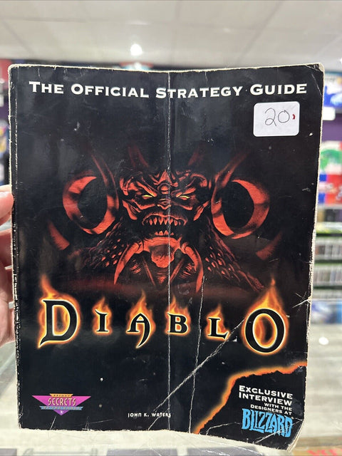 Diablo : The Official Strategy Guide by John K. Waters (1997, Trade Paperback)