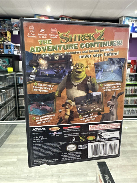 Shrek 2 (Nintendo GameCube, 2004) CIB Complete Tested!