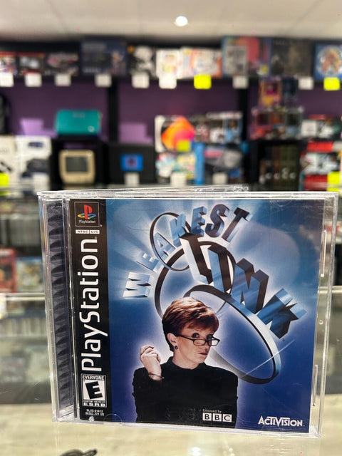 Weakest Link (Sony PlayStation 1, 2001) PS1 CIB Complete Tested!