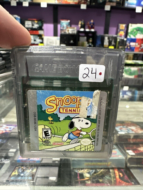 Snoopy Tennis (Nintendo Game Boy Color, 2001) GBC Tested!