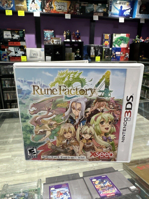 Rune Factory 4 (Nintendo 3DS, 2013) Complete Tested!