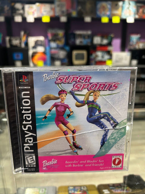 Barbie Super Sports (Sony PlayStation 1, 2000) PS1 CIB Complete Tested!