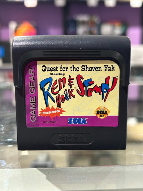 Quest for the Shaven Yak starring Ren Hoëk & Stimpy (Sega Game Gear) GG Tested!