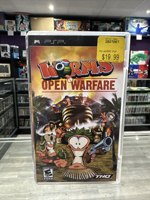 Worms: Open Warfare (Sony PSP, 2006) CIB Complete Tested!