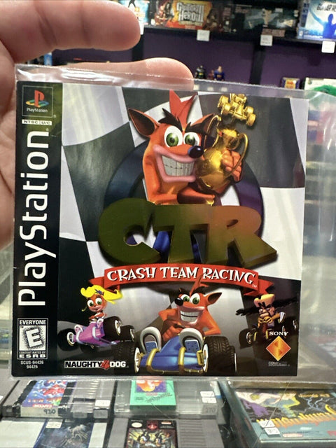 *Manual Only* Crash Team Racing Sony PlayStation 1 PS1 Instruction Booklet