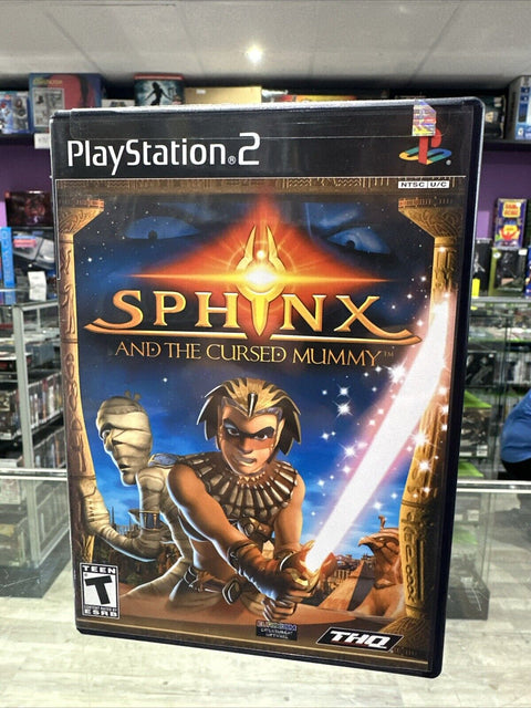 Sphinx and the Cursed Mummy (Sony PlayStation 2, 2003) PS2 Complete Tested!