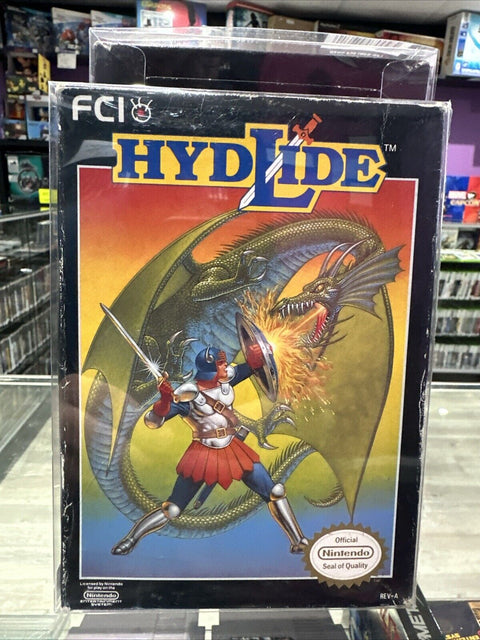 Hydlide (Nintendo Entertainment System, 1989) NES CIB Complete Tested!