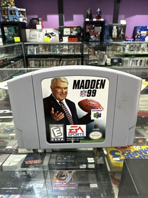 Madden NFL 99 (Nintendo 64, 1998) N64 CIB Complete Tested!