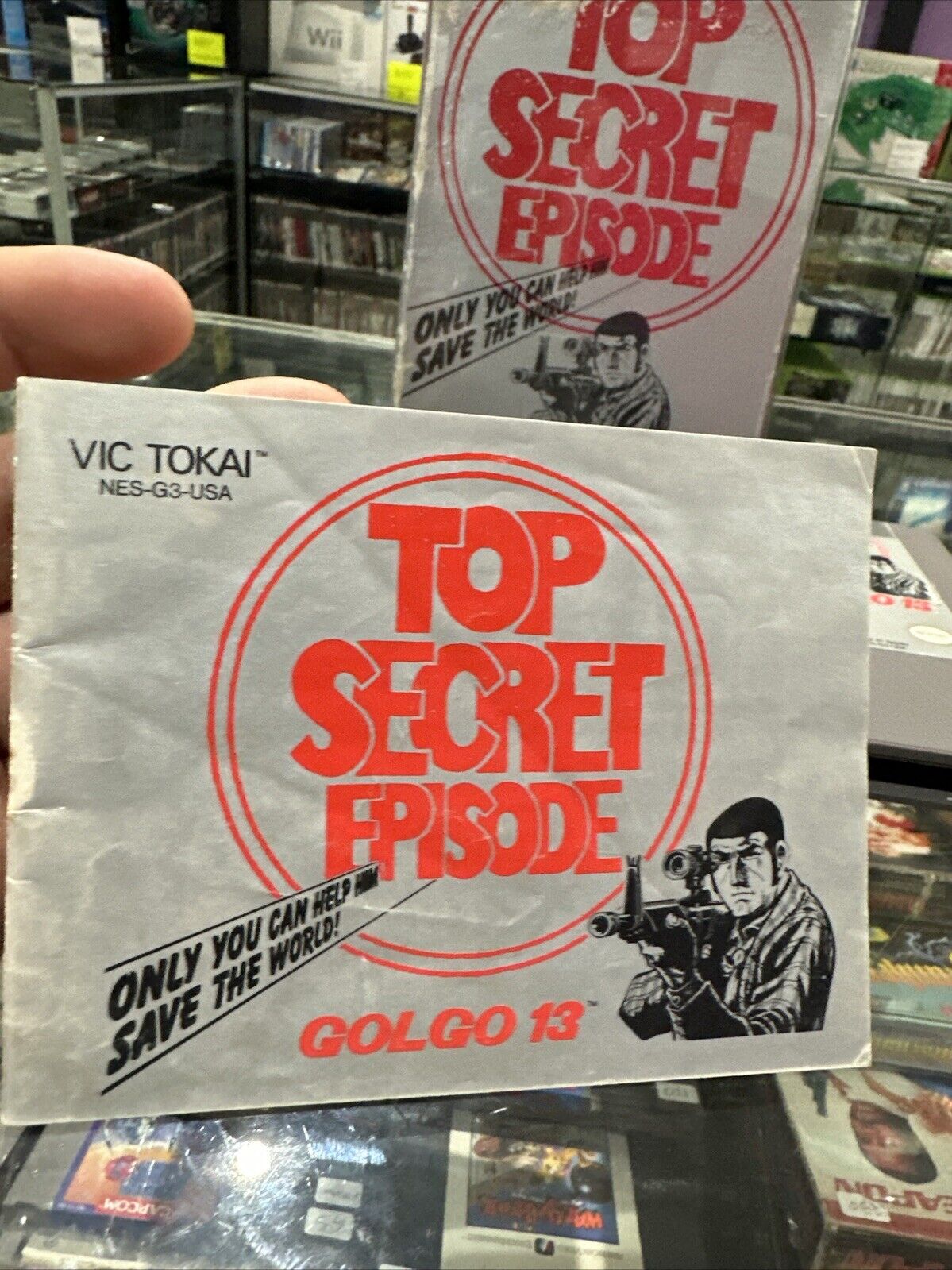 Golgo 13 Top Secret high quality Episode for Nintendo NES CIB