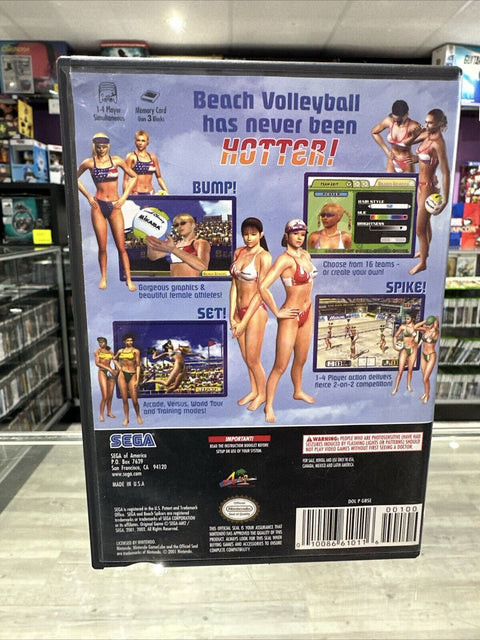 Beach Spikers (Nintendo GameCube, 2002) No Manual - Tested!