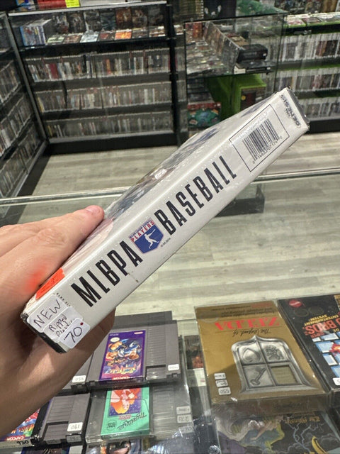 NEW! MLBPA Baseball (Sega Genesis, 1994) Factory Sealed - Ripped Plastic