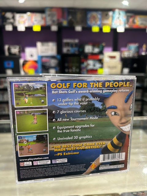 Hot Shots Golf 2 (Sony PlayStation 1, 2000) CIB Complete Tested!