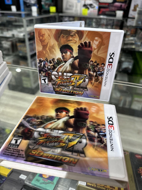 Super Street Fighter IV 3D Edition (Nintendo 3DS) Lenticular Cover Complete!