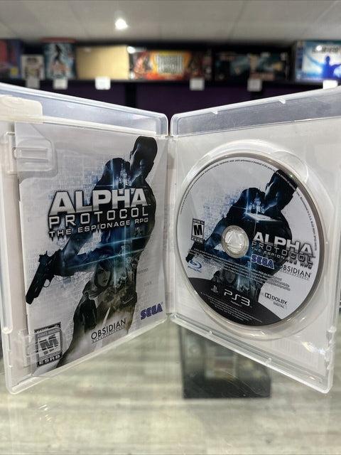 Alpha Protocol (Sony PlayStation 3, 2010) PS3 CIB Complete Tested!